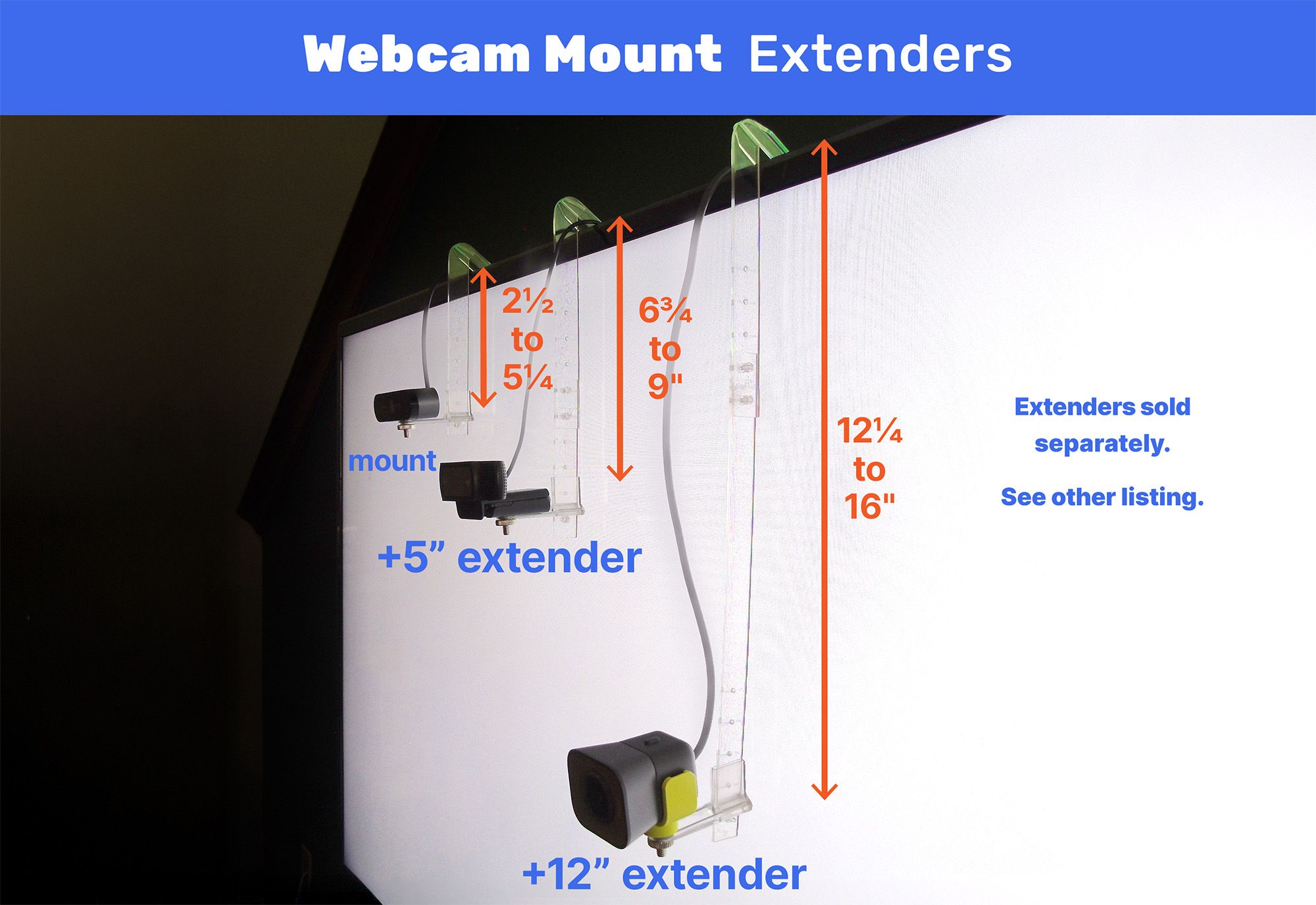Almost Invisible Middle-Screen Webcam Mount - Image 6